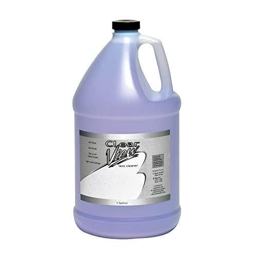 OptiSource International Clear View Screen & Lens Cleaner for Eyeglasses, Laptops, Smartphones, & Other Screens, 1 Gallon