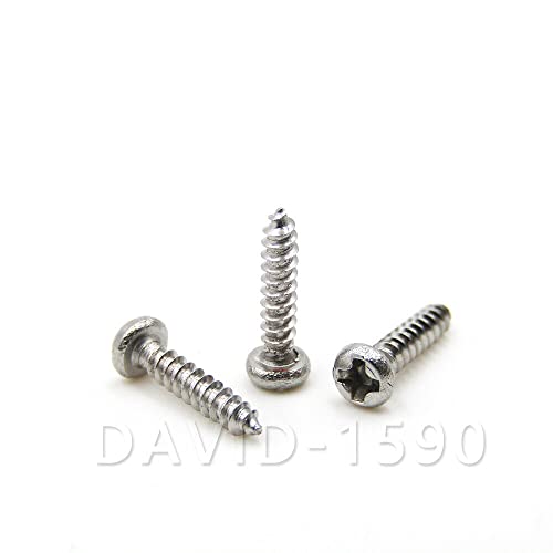 Tornillos autorroscantes pequeños cabeza pan M1.2x3mm acero inoxidable miniatura 5