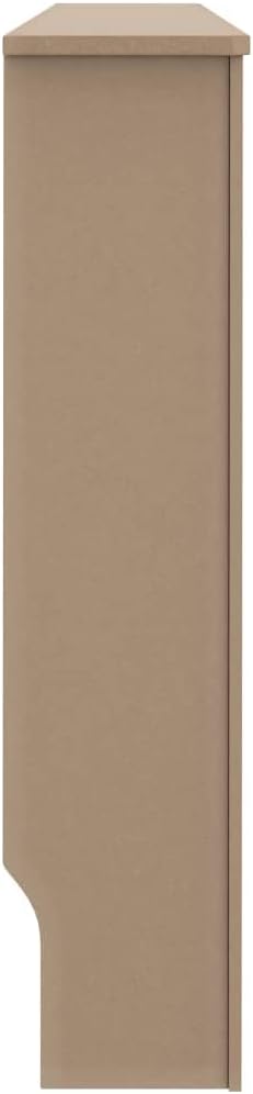 Radiator Cover Cabinet, 67.7"x7.5"x32.1" MDF, Modern Slatted Design for Living Room, Home Decor, Heater Storage Shelf