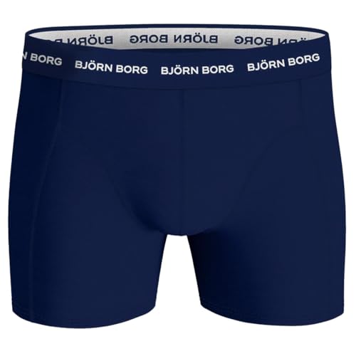 Bjorn Borg Men's Soft Cotton Comfort Stretch Mid Rise 5 Pack Boxer Briefs3
