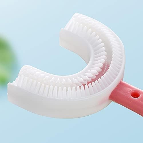 Kwikonmart U Shape Kids Toothbrush 360° Ultra Soft Bristles | Silicone Training Toothbrush for Toddlers & Children | Deep Cleaning Manual Toothbrush for Boys & Girls | Soft Gum Care-image-26