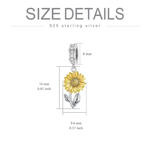 Joyas de flores de plata para diario y eventos casuales de verano 4