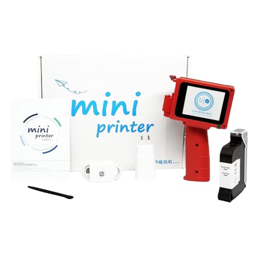 Image of 12.7mm Portable Mini Handheld Thermal Inkjet Printer | High-Resolution Date, Batch & Barcode Printing Machine | Wireless Inkjet Coder for Packaging & Industrial Use