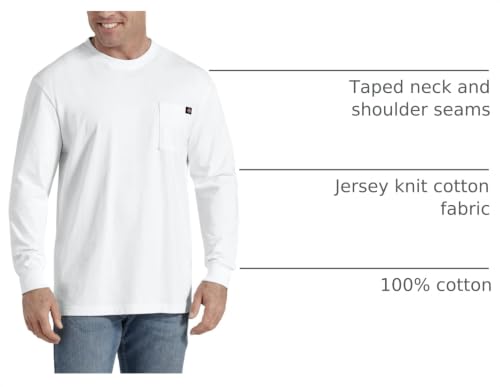 Image of Dickies Men's Big and Tall Long Sleeve Heavyweight Crew Neck