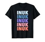 Divertido regalo nombre Inuk personalizado primer nombre Camiseta