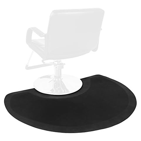OmySalon 1/2'' Thick Anti Fatigue Mat for Hairstylist Standing, 3'x4' Barber Floor Matt Under Salon Chair, Hair Cutting Hairdressing Equipment Cover