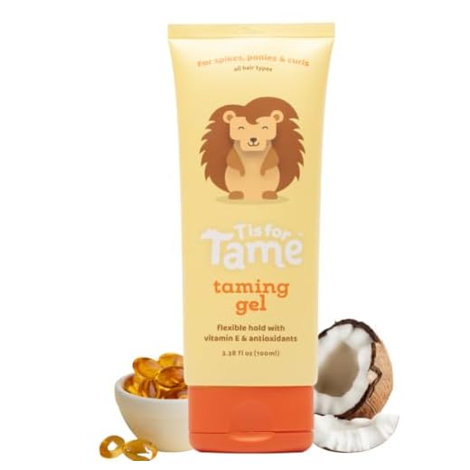 T is for Tame - Kids Hair Styling Gel, All-Natural Alcohol-Free Hair Gel for Kids & Toddlers, 2023 Launch Date (3.38 Fl Oz Pack of 1)