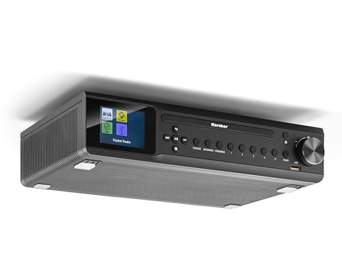 Karcher RA 2060D-B - Unterbau-Küchenradio mit CD-Player, DAB...