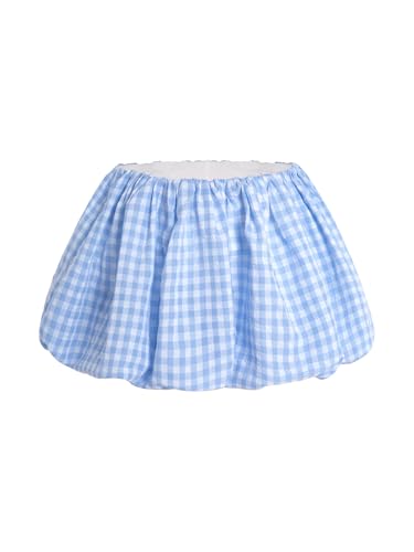 Women's Y2K Bubble Mini Skirt Low Waist Ruffle Balloon Skirt Bloomers