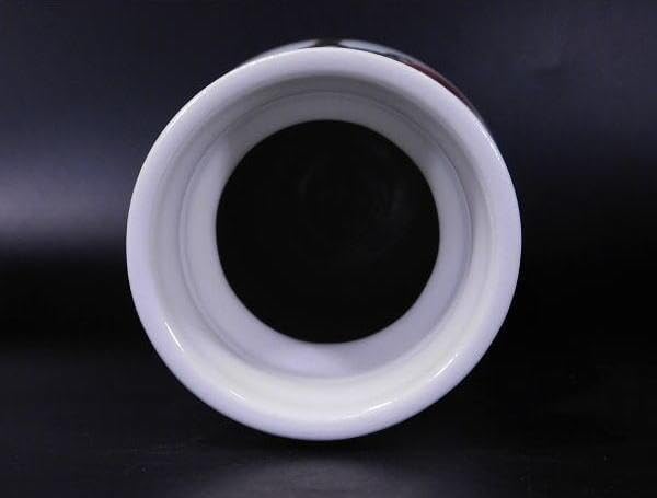 【茶道具　河合　誓徳造　釉裏紅　瑞松瓶（共箱・共布）／花瓶・花入】 茶道具 河合 誓徳造 釉裏紅 瑞松瓶（共箱 共布）花瓶 花入（2025