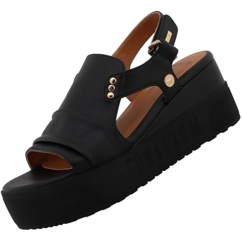 MUSTANG 26M0822001 Sandales pour femme, Noir , 40 EU