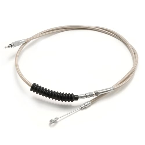 Saihisday 79" 200cm Motorcycle Clutch Cable Wire, Stainless Steel Clutch