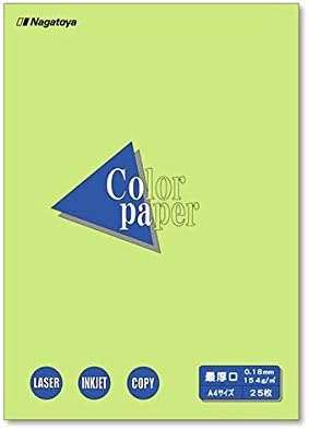 まとめ) 長門屋商店 Color Paper A4 厚口 クリーム ナ-3303 1冊（100枚）