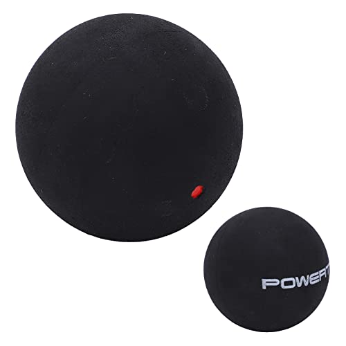 Pissente Bola de squash de treinamento, bolas de squash de borracha de ponto único de 37 mm para tre