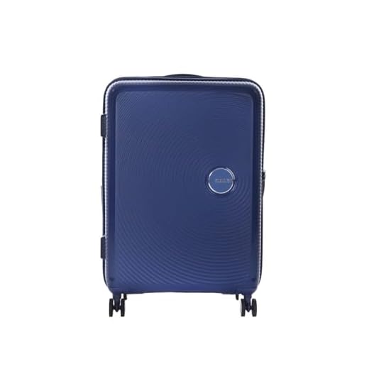 American Tourister - Soundbox Spinner Extensible, 67cm, 71,5/81 L - 3,7 KG, Bleu (Midnight Navy)