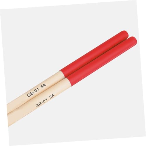 3 pares de baquetas de madera de arce con grip antideslizante miniatura 7