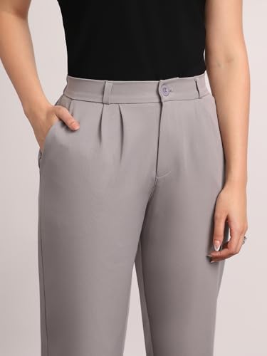 Image of Urbano Fashion Women's Loose Baggy Fit Solid Korean Pants Stretchable