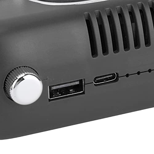 Ventilador de cintura Powerbank 2 em 1, 10000 mAh menos ruído 5W à prova de poeira portátil para aca