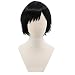 Cfalaicos Mens / Boys Natural Daily Hair , Durarara Orihara Izaya Cosplay Costume Wig Short Layered Black Wig