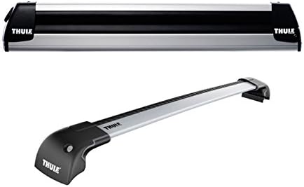 Amazon Thule スーリー ヴェゼル専用ベースキャリア ウイングバーエッジ9595 キット4067 スキーキャリア エクステンダー ダイレクトルーフレール付き H25 12 Ru1 Ru2 Ru3 Ru4 バー 車 バイク