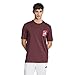 Adidas Men's Camouflage Woven Graphic Sportswear T-Shirt, Aurora Ruby, Large/Tall