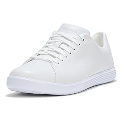 White Perforated Leather/Skyway