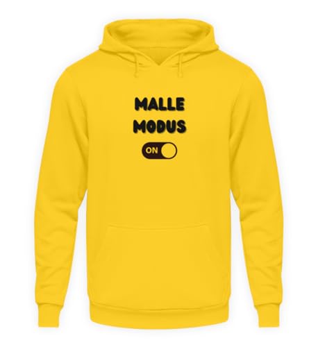 Sweat à capuche Malle Modus ON Jaune soleil taille XL pour adulte