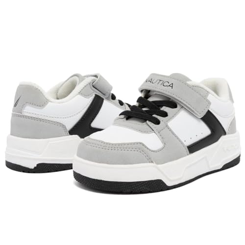 Image of Nautica Kids Adjustable Strap Shoes | Comfortable Casual Sneakers for Boys and Girls, Toddlers & Little Kids