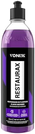 Vonixx Restaurax Plastic Restoring Agent For Car & Bike - Revitalizing Trim Restorer - Refurbish Polishing Care - Polish Trims - Long Lasting Coating With UV Protection - 500 Ml