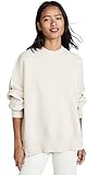 Free People Women's Easy Street Tunic Sweater, Pearl, Off White, Medium