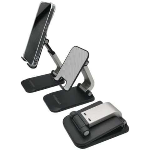 Soporte PUTOAHAO Negro para Tablet y Teléfono Móvil Cover