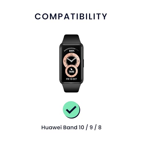 kwmobile 2X Sportarmband kompatibel mit Huawei Band 10/9 / 8 Armband - Fitnesstracker Band Set aus TPU Silikon
