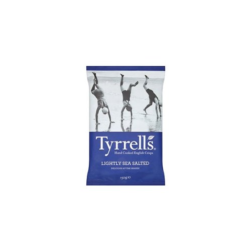 Tyrells Lightly Salted Chips 150 g (Pack of 12)