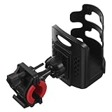 Rotation à 360° : la de rotation à 360° vous permet d'ajuster facilement la position de votre boisson ou de votre bouteille d'eau, garantissant que votre boisson est toujours à portée de main et évitant les interruptions de flux de travail, support de boisson pour pied de micro, porte-boisson pour pied de micro