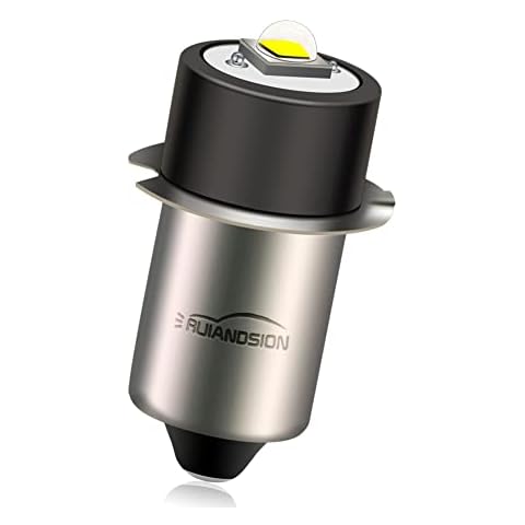 Ruiandsion P13.5S LED Bulb 1-9V LED Flashlight Bulb 1.5V 3V 4.5V 6V 9V Replacement for Torch Lantern Work Light Bulb (Pack of 1) Cover
