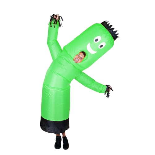Image of LookOurWay Inflatable Tube Man Costume - Wacky Wavy Arm Guy Funny Inflatable Halloween Costume