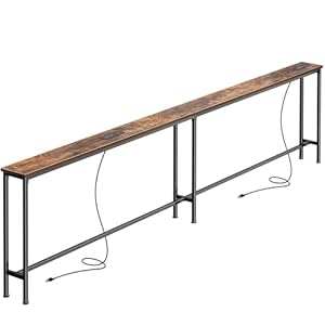 SUPERJARE 102 Inch Sofa Table with ...