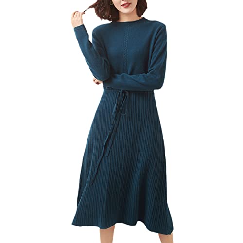 Robe d'hiver en laine Kelsiop : finis les frissons avec ce pull long et chaud