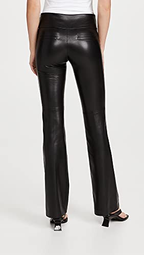 alice + olivia Women's Olivia Vegan Leather Pants3