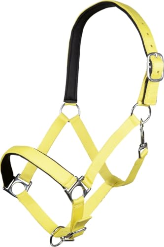 HKM Stars Softice Licol, Doublure Douce Jaune Fluo Cheval