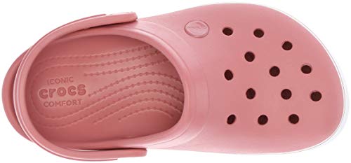 Sandália, Crocs, Crocband Platform Clog, Blossom/White, 37, Adulto Unissex