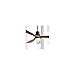 Casa Vieja 52' Casa Delta-Wing Modern 3 Blade Indoor Outdoor Ceiling Fan with LED Light Remote Control Solid Wood Oil Rubbed Bronze Damp Rated for Patio Exterior House Porch Gazebo Garage