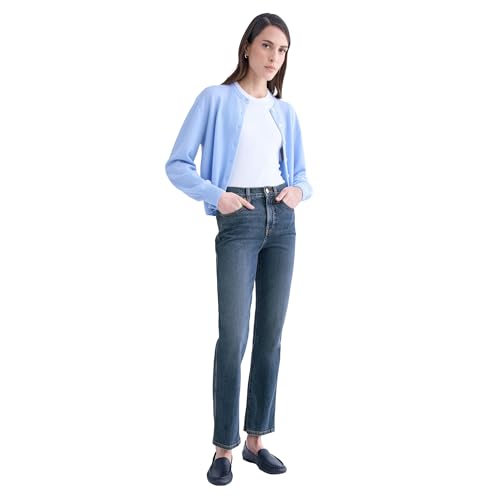 Everlane High-Rise Cigarette Jean - Light Vintage Indigo 26R