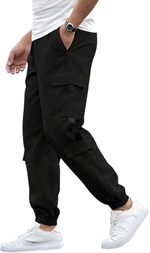 Image of Valley Mehrang Men's Cargo Pants, Grey, with Multiple Pockets || Track Pant ||