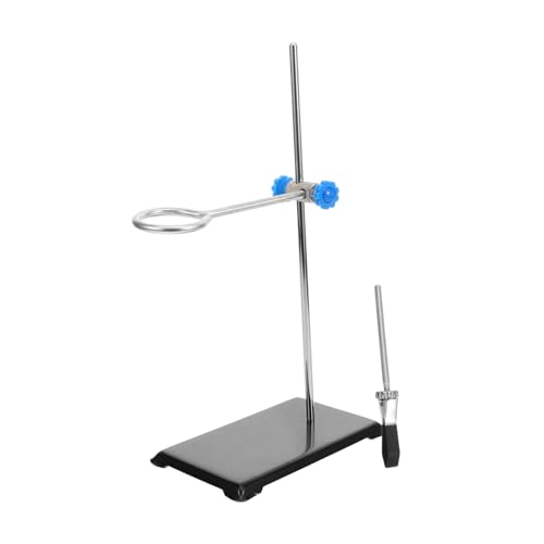 NAMOARLY Experimental Instrument Holder Test Tube Clamp Lab Stand Lab Metalware Stand Laboratory Stand Clamps Lab Flask Stand Chemistry Beaker Stand Lab Condenser Stand Iron Black