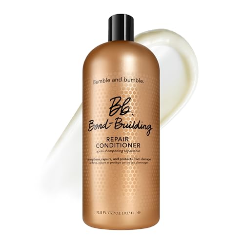 Bumble and bumble. Bond-Building Hair Repair Conditioner | Strengthens and Prevents Breakage | Smooths Frizz, Adds Shine | For Damaged Curly, Wavy, Straight Hair Types, 33.8 Fl Oz