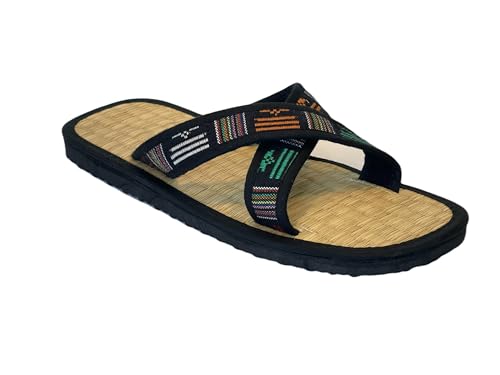 Natural Sedge Mat Sandals for Men & Women | Sustainable Straw Flip Flops | Breathable, Comfortable Spa & Beach Slippers for Home or Hotel | Hawaiian Sandals2