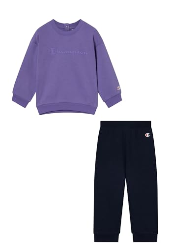 Champion Legacy Girls   Conjunto deportivo para niñas, 98, color morado, Morado (, 98