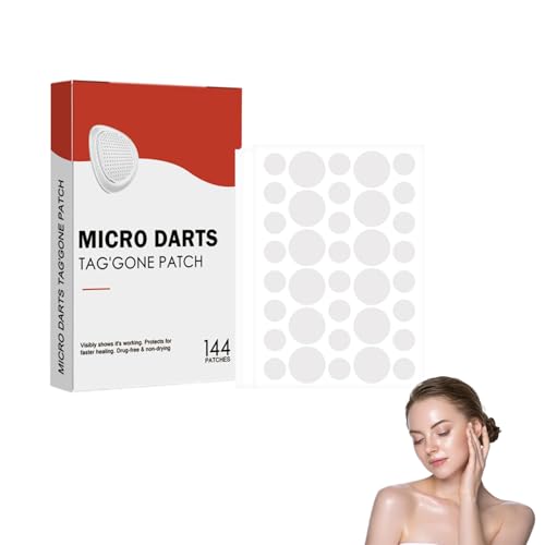 Pro Microdarts Patch, Hydrocolloid Acne Patch Pimple Patches, Skin Mole Removal Patches for All Skin