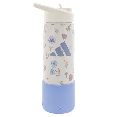 Image of adidas Straw Lid Metal Water Bottle 600 mL
